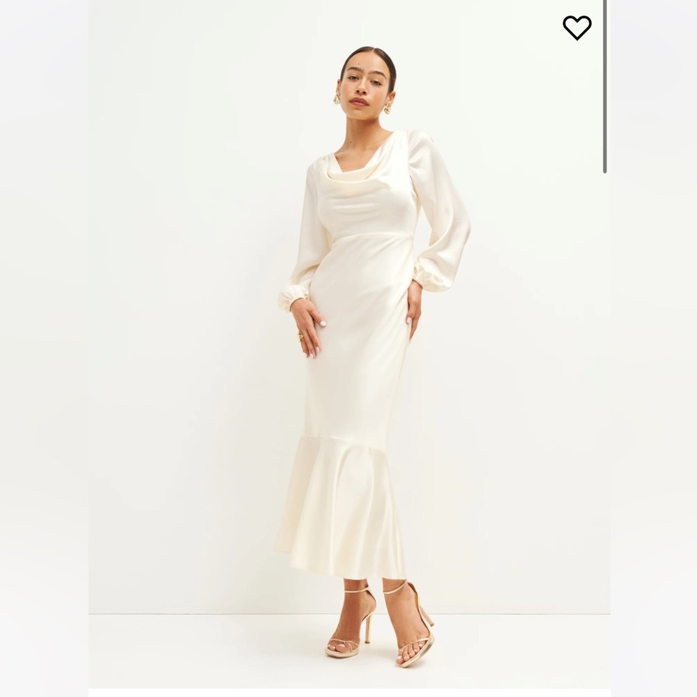 REFORMATION — LAZARO SATIN DRESS (NWT)